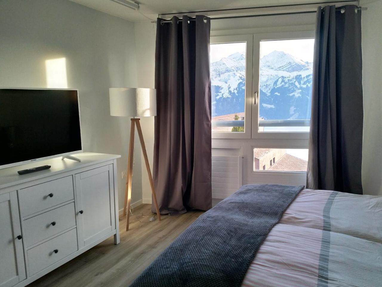 Swiss Seeblick Apartment Mit Hotelanbindung Беатенберґ Екстер'єр фото
